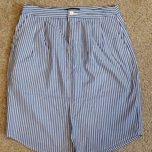 Button up shirt style skirt